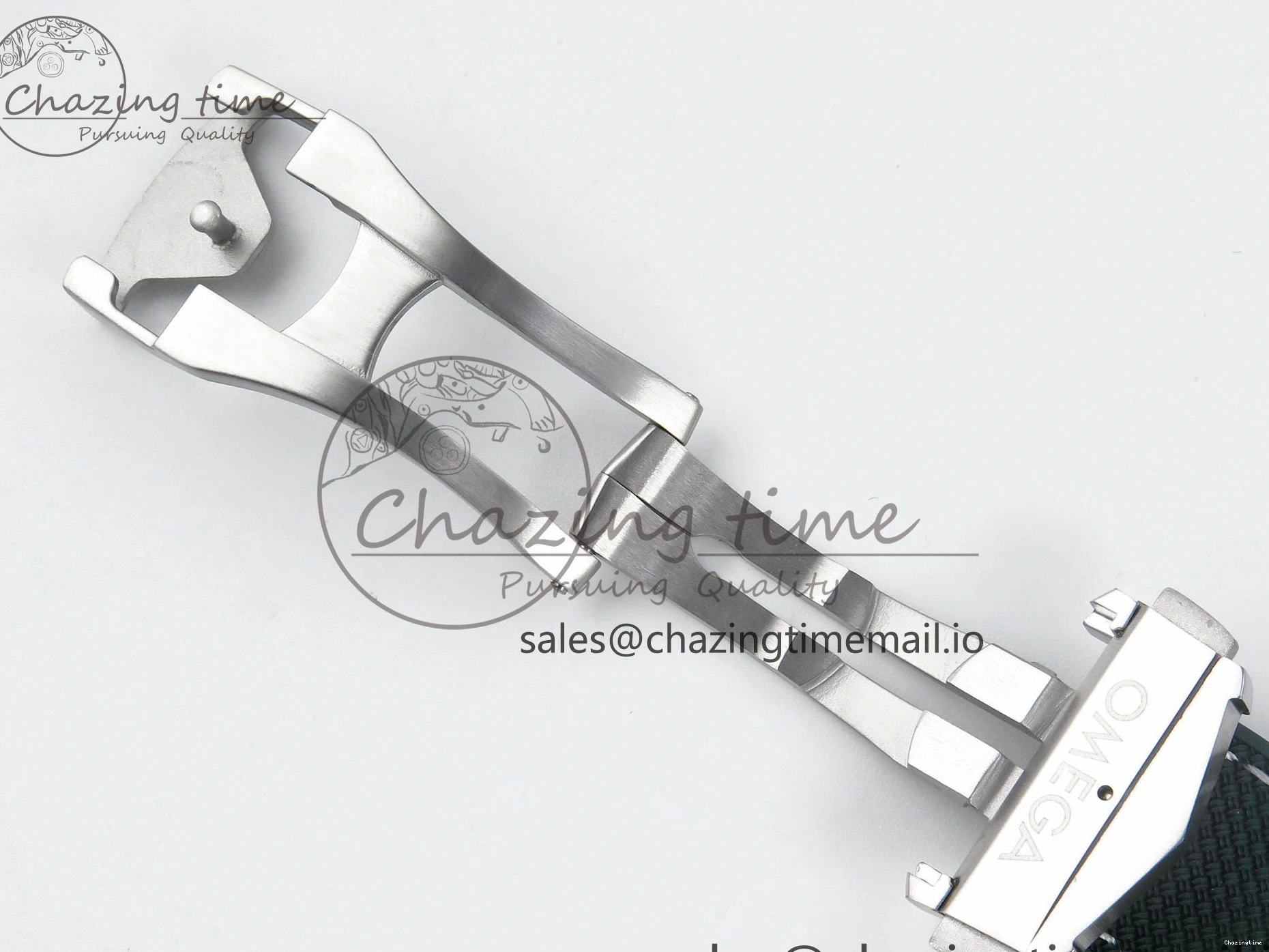 0401 Bold Seamaster Planet Ocean 600M 43.5mm SS SCF 1:1 Best Edition Green Bezel Gray Dial on Green Rubber Strap A8900 Super Clone 7666